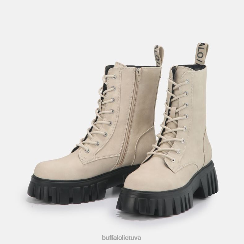 selen ankle boot flat vegan Buffalo kremas4D4XB521 |batai