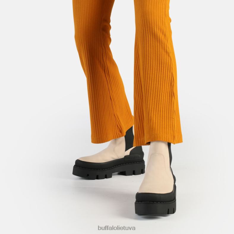 varnas chelsea kulkšnies batų veganas Buffalo kreminė/juoda4D4XB486 |batai