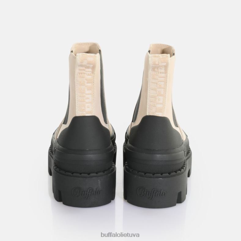 varnas chelsea kulkšnies batų veganas Buffalo kreminė/juoda4D4XB486 |batai