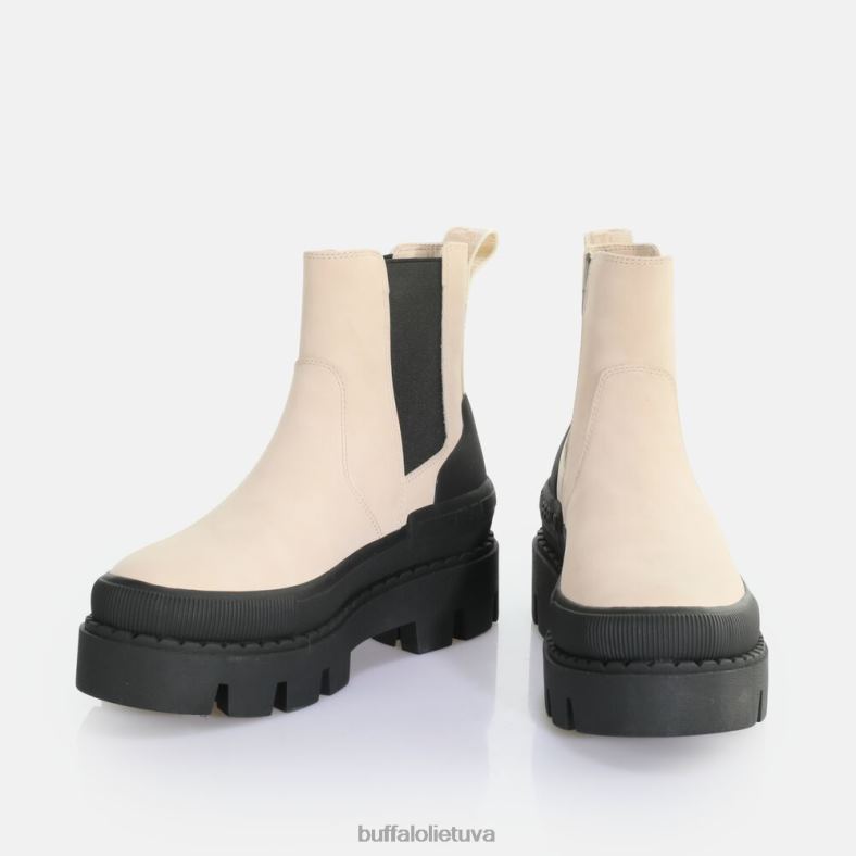 varnas chelsea kulkšnies batų veganas Buffalo kreminė/juoda4D4XB486 |batai