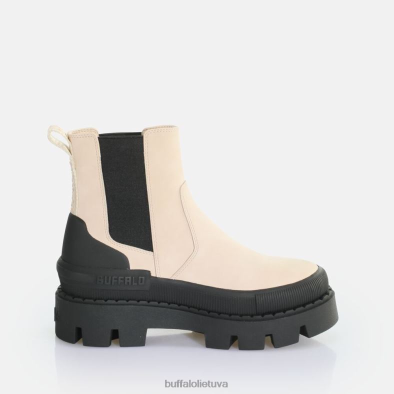 varnas chelsea kulkšnies batų veganas Buffalo kreminė/juoda4D4XB486 |batai