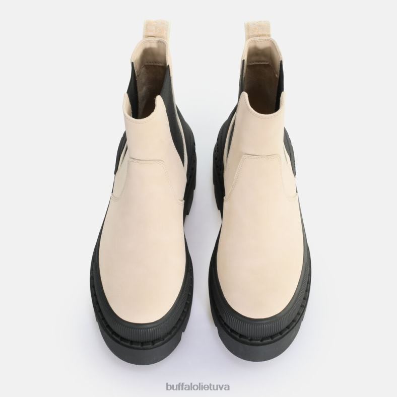 varnas chelsea kulkšnies batų veganas Buffalo kreminė/juoda4D4XB486 |batai