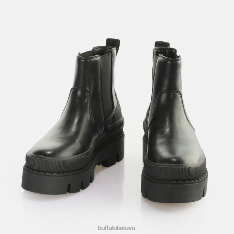 varnas chelsea veganiškas kulkšnies batas Buffalo juodas4D4XB571 |batai