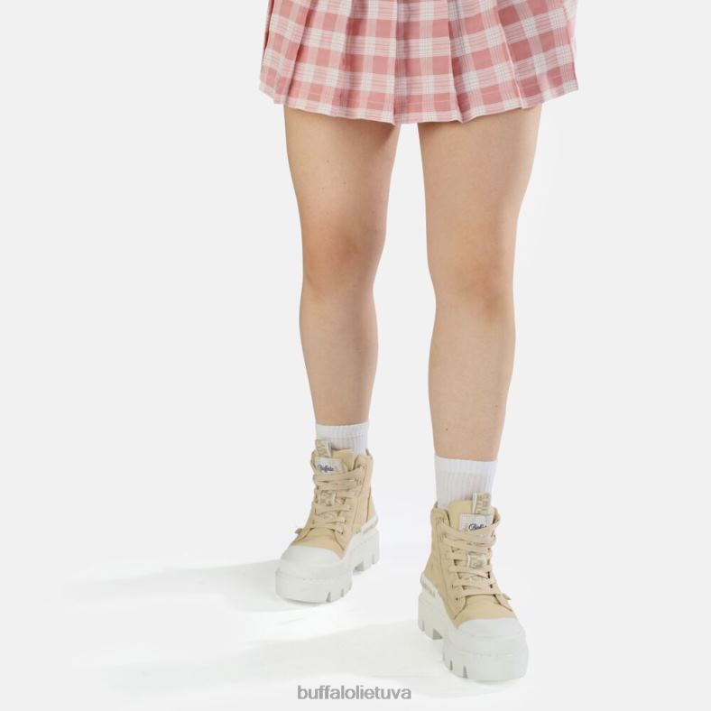 varnas labas bootie veganas Buffalo smėlio spalvos4D4XB892 |batai