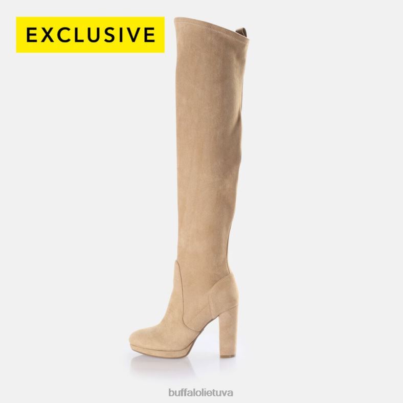 amy overknee boot veganė Buffalo kremas4D4XB760 |batai