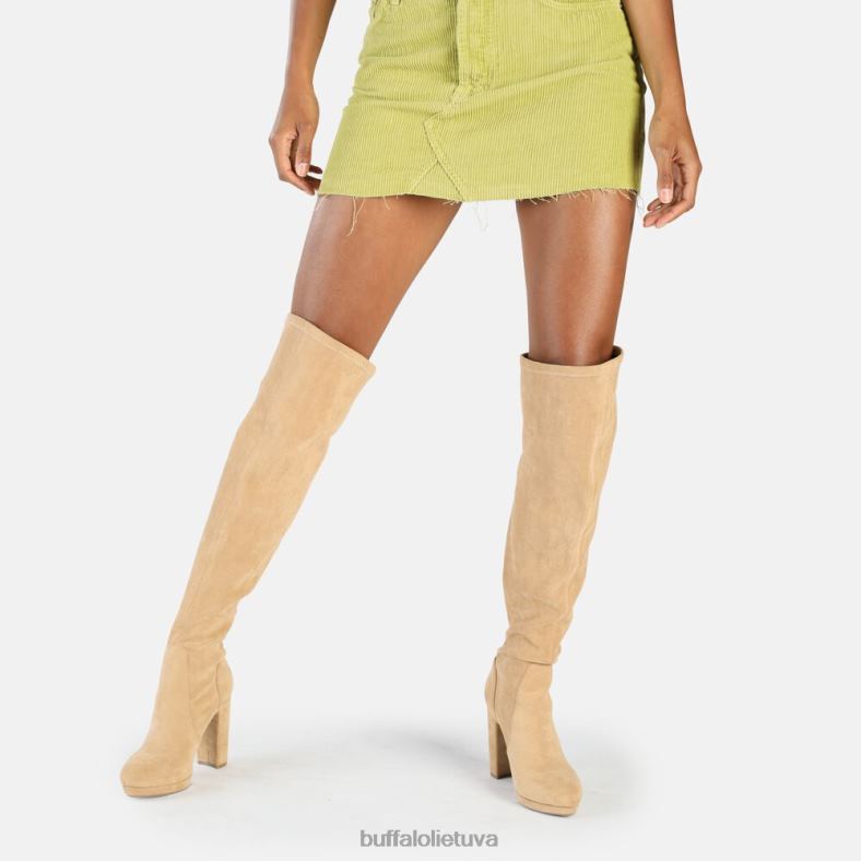 amy overknee boot veganė Buffalo kremas4D4XB760 |batai