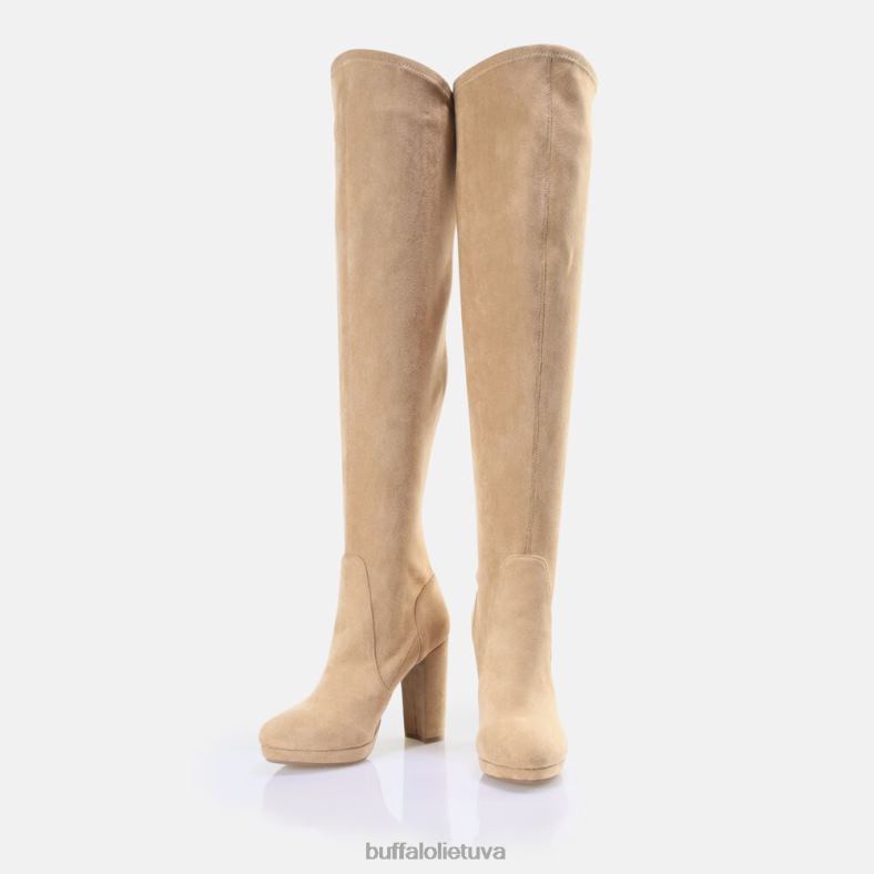 amy overknee boot veganė Buffalo kremas4D4XB760 |batai