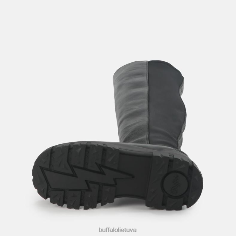 aspha over boot flat vegan Buffalo juodas4D4XB369 |batai