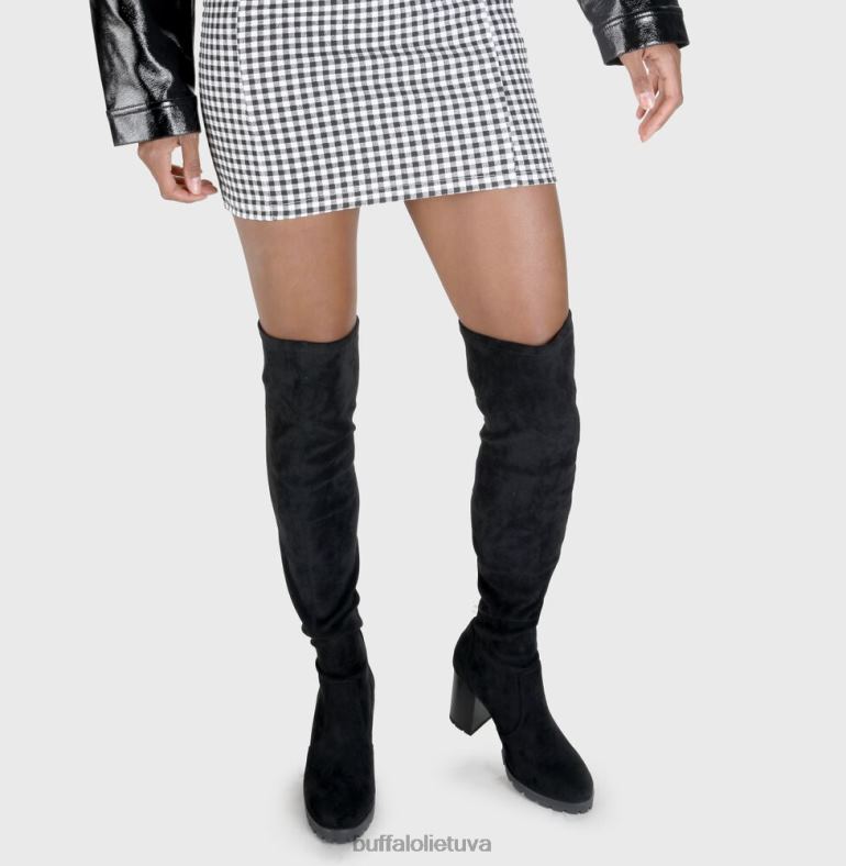 madyson overknee veganė Buffalo juodas4D4XB560 |batai