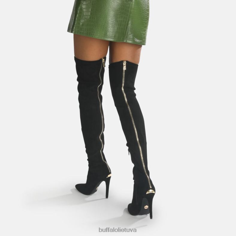 marjorie2 virš kelių veganė Buffalo juodas4D4XB869 |batai