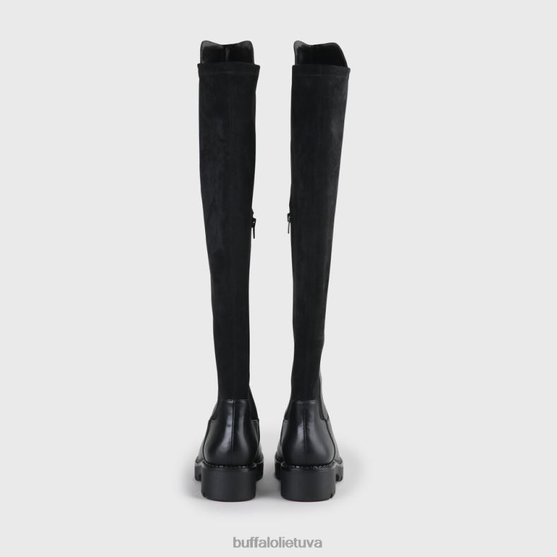 mireya batai ant kelių veganiški Buffalo juodas4D4XB477 |batai