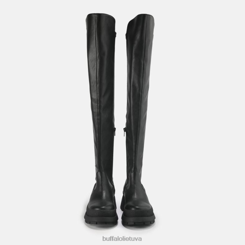 sofia boot flat vegan Buffalo juodas4D4XB805 |batai