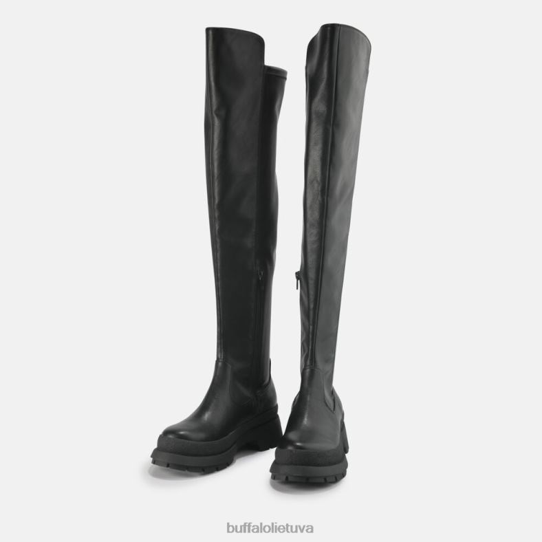 sofia boot flat vegan Buffalo juodas4D4XB805 |batai