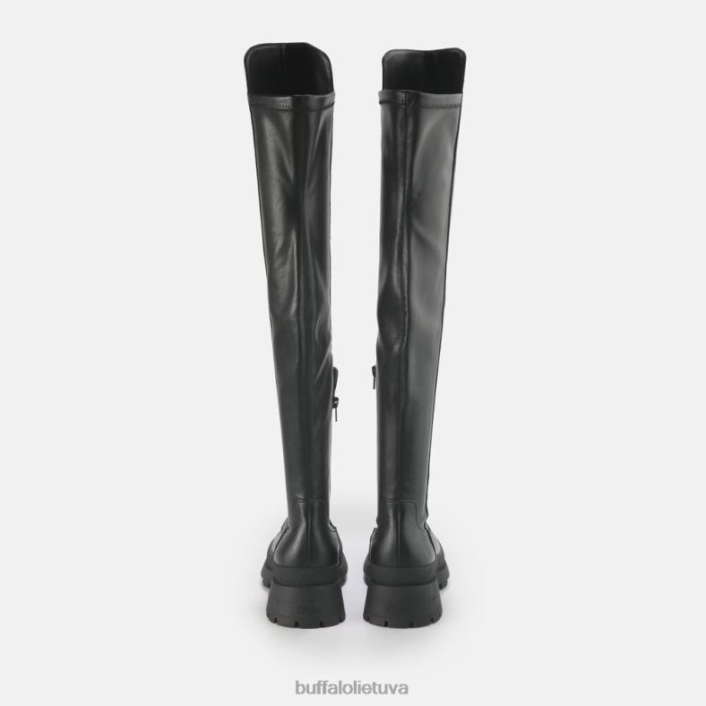 sofia boot flat vegan Buffalo juodas4D4XB805 |batai