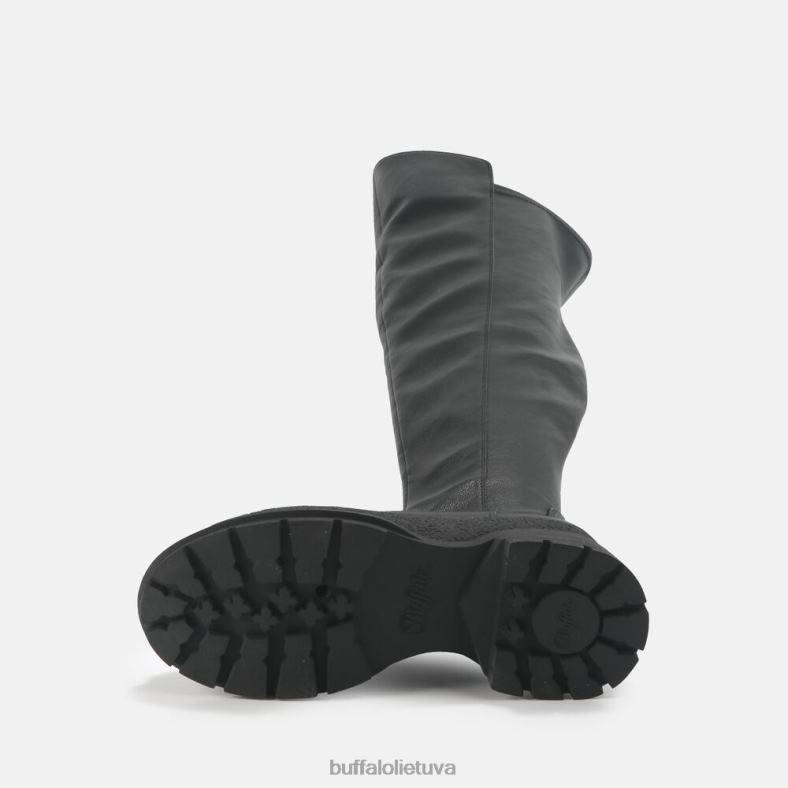 sofia boot flat vegan Buffalo juodas4D4XB805 |batai