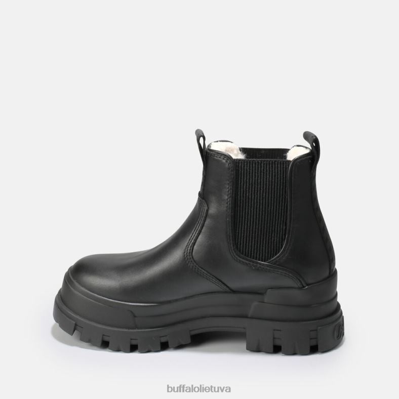 aspha Chelsea šilta veganiška nappa Buffalo juodas4D4XB353 |batai