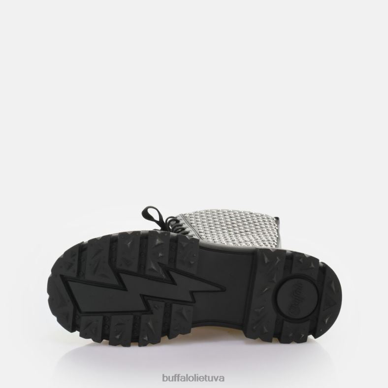 aspha ant pin laceup hi boot vegan Buffalo juodas4D4XB507 |batai