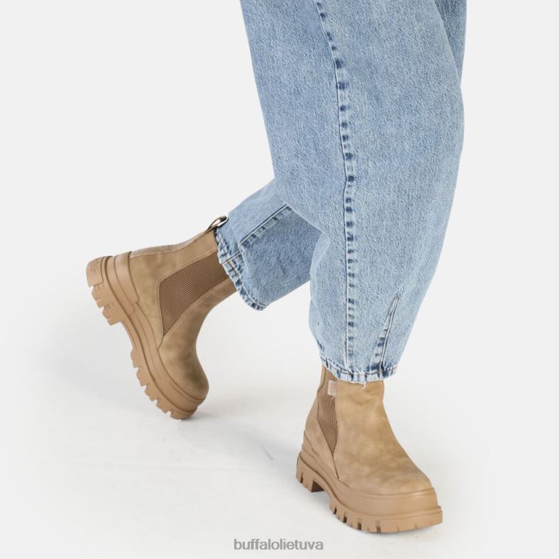 aspha chelsea vidutinio veganiško nubuko kailio Buffalo rudas4D4XB580 |batai