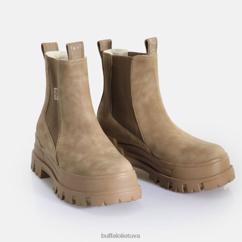 aspha chelsea vidutinio veganiško nubuko kailio Buffalo rudas4D4XB580 |batai