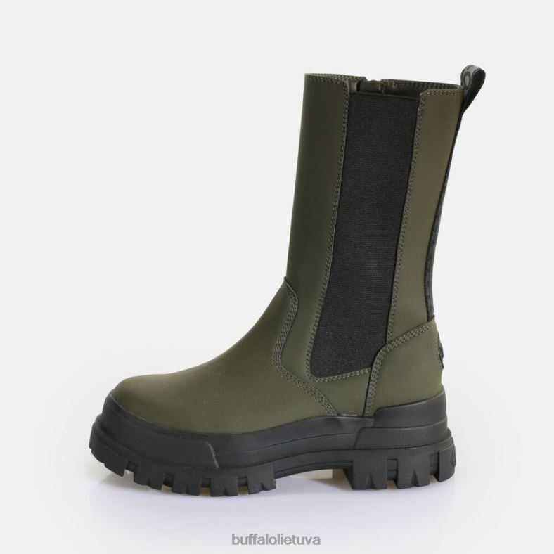 aspha clf rain chelsea hi boot vegan Buffalo chaki4D4XB513 |batai