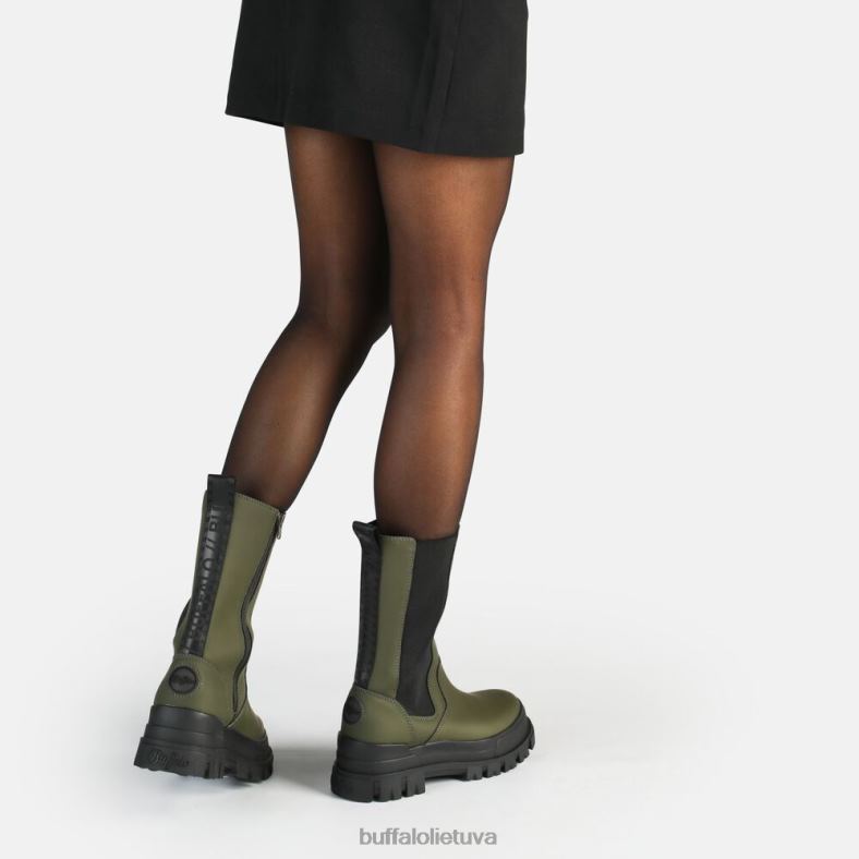 aspha clf rain chelsea hi boot vegan Buffalo chaki4D4XB513 |batai