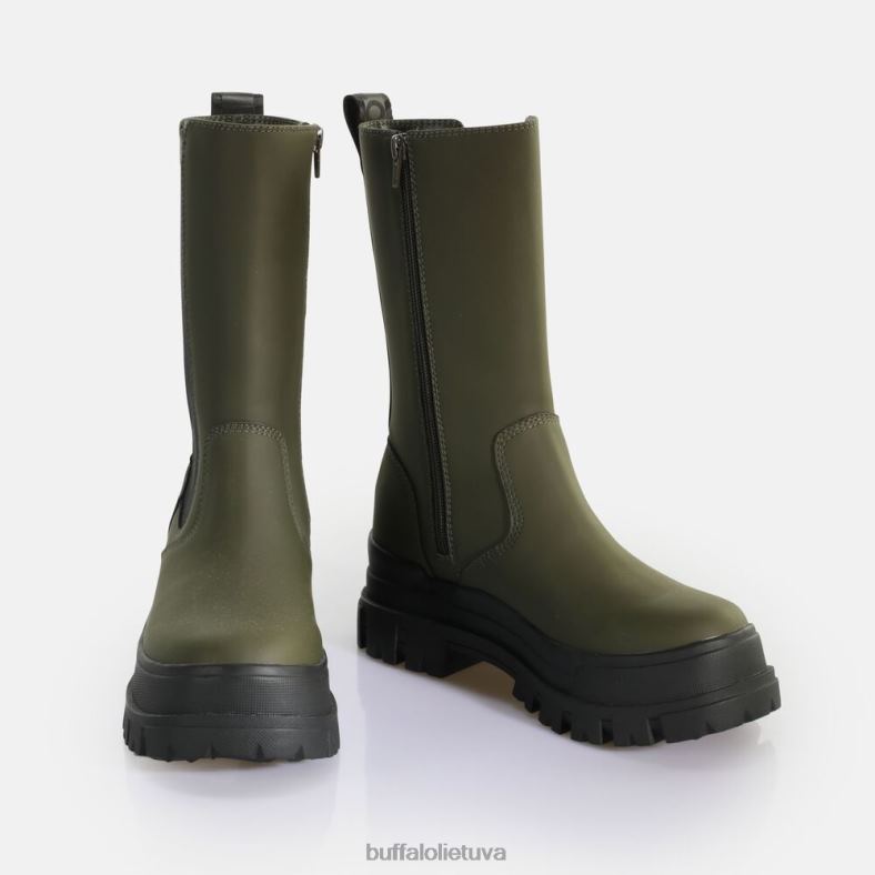 aspha clf rain chelsea hi boot vegan Buffalo chaki4D4XB513 |batai