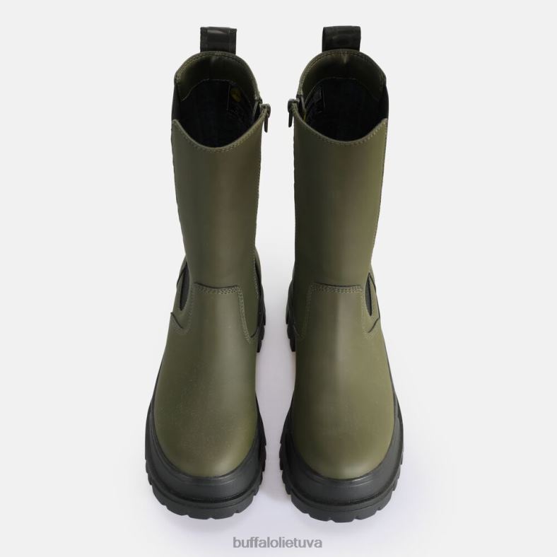 aspha clf rain chelsea hi boot vegan Buffalo chaki4D4XB513 |batai