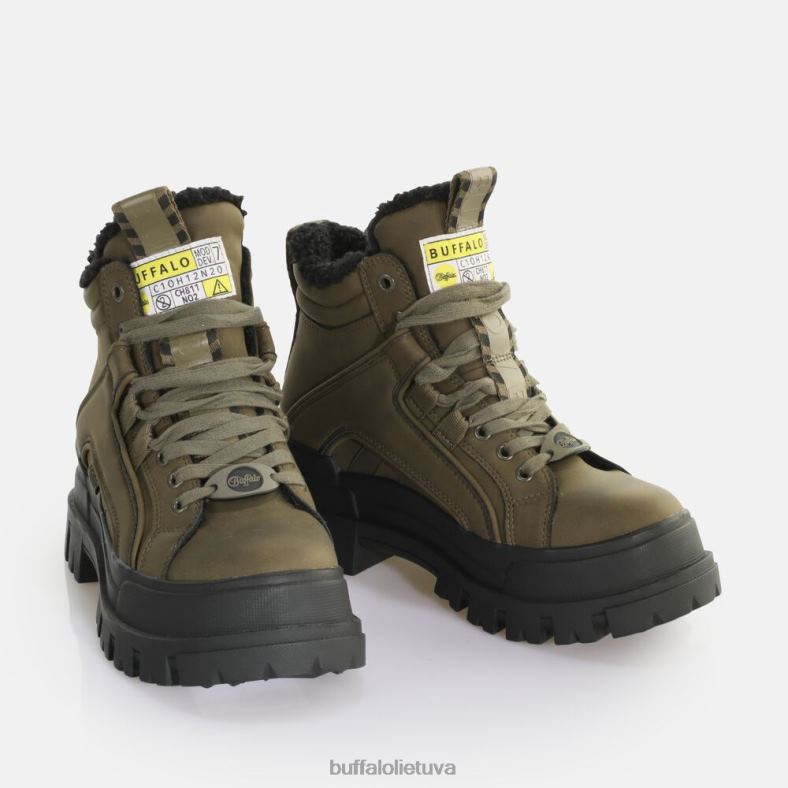 aspha nc mid warm boot vegan Buffalo chaki4D4XB692 |batai