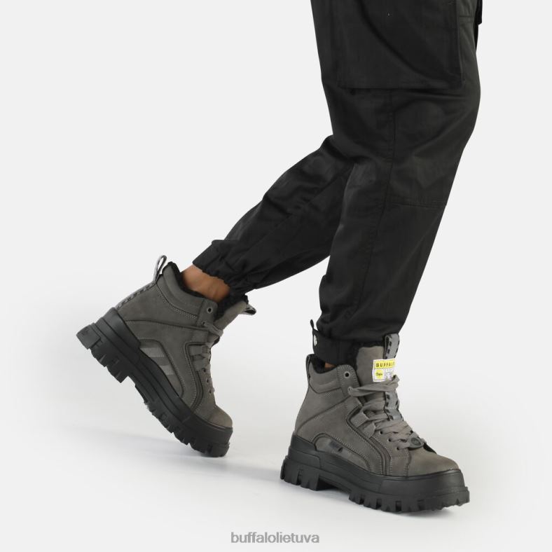 aspha nc mid warm boot vegan Buffalo pilka4D4XB428 |batai