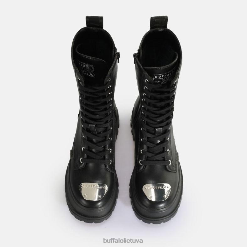 aspha plieno laceup hi boot vegan Buffalo juodas4D4XB629 |batai