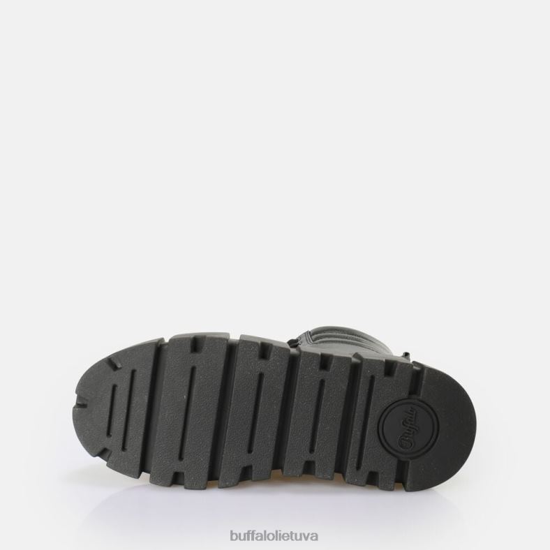 ava laceup mid boot vegan Buffalo juodas4D4XB894 |batai