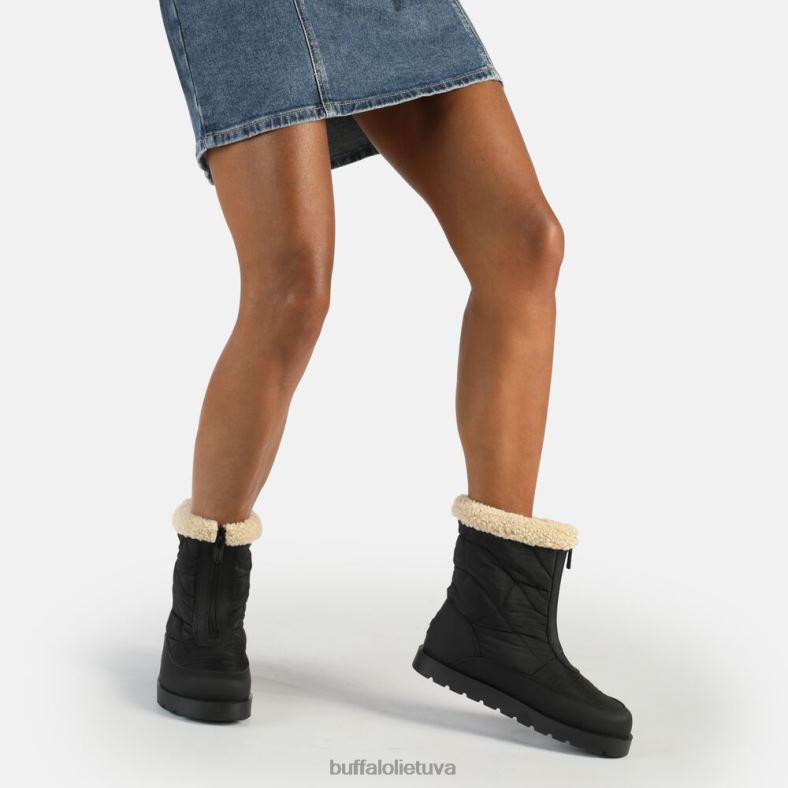 eve puff boot boot boot vegan Buffalo juoda/smėlio spalvos4D4XB305 |batai