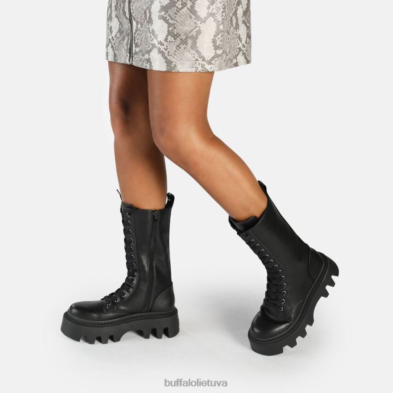 flora laceup hi boot vegan Buffalo juodas4D4XB649 |batai