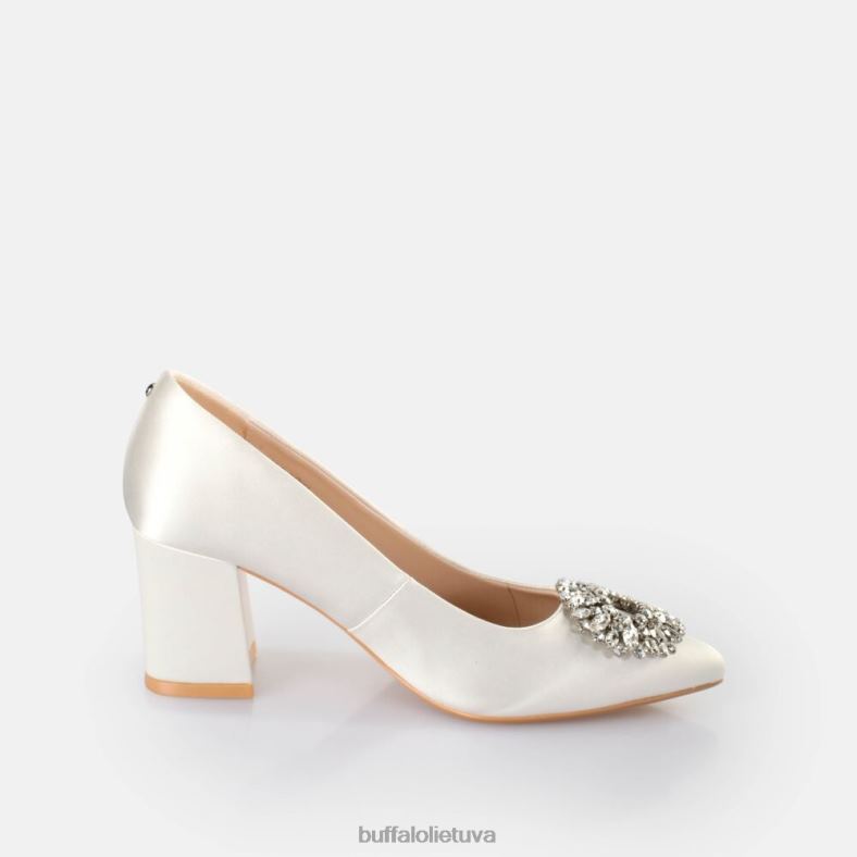 Robyn glam basutės su kulnais Buffalo dramblio kaulo4D4XB276 |kulniukai