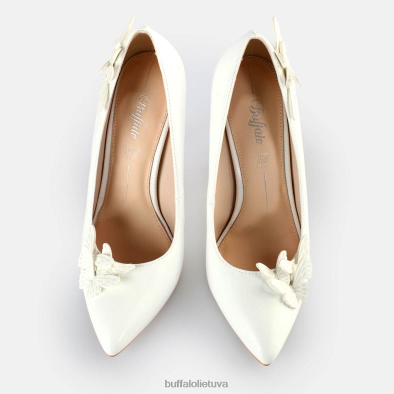 janet butterfly sandalai su kulnais Buffalo baltas4D4XB319 |kulniukai