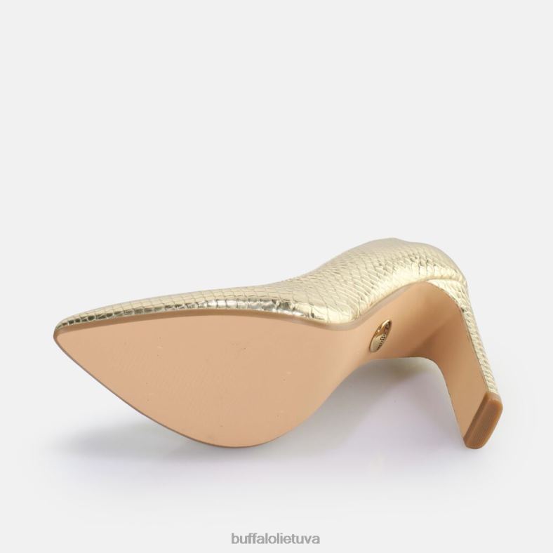 jolie pump veganas Buffalo gyvatės auksas4D4XB184 |kulniukai