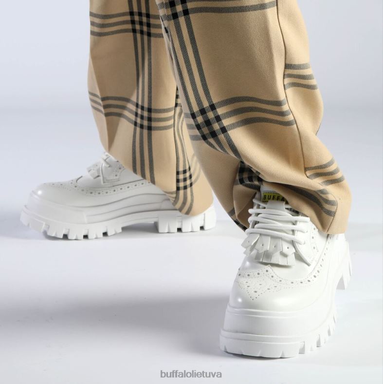 aspha brogue loafers vegan Buffalo baltas4D4XB161 |loafers