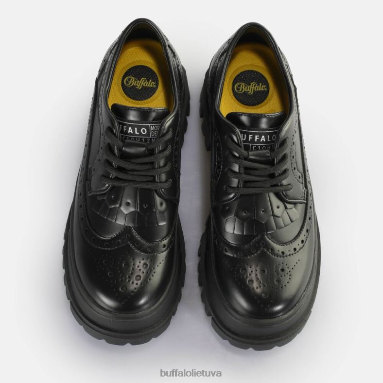 aspha brogue loafers vegan Buffalo juodas4D4XB160 |loafers