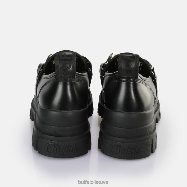 aspha loafer grandine loafer vegan Buffalo juoda/sidabrinė4D4XB596 |loafers