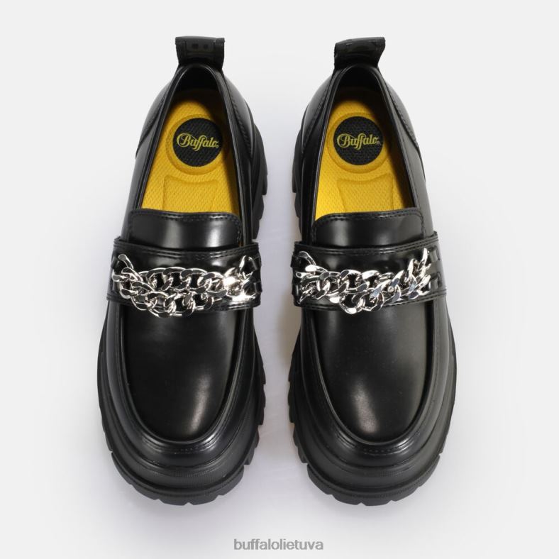 aspha loafer tc loafer vegan Buffalo juoda/sidabrinė4D4XB427 |loafers