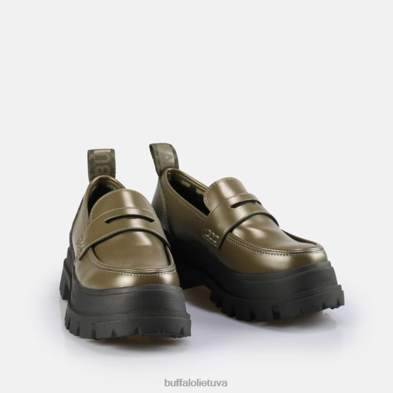 aspha loafer veganas Buffalo chaki4D4XB241 |loafers