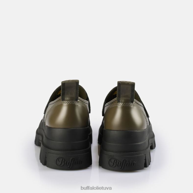 aspha loafer veganas Buffalo chaki4D4XB241 |loafers