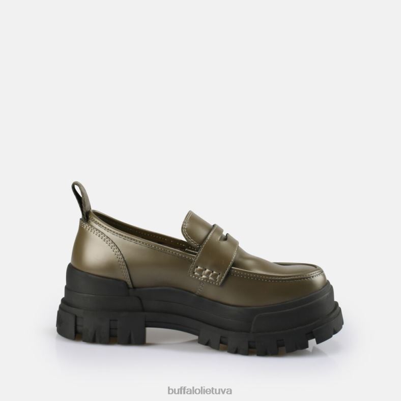 aspha loafer veganas Buffalo chaki4D4XB241 |loafers