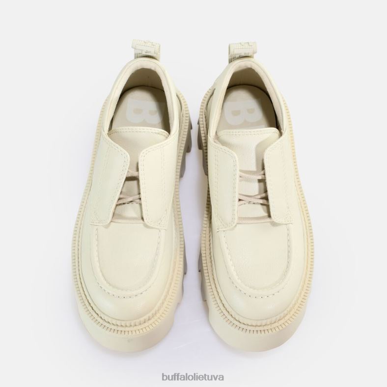 flora laceup loafer vegan Buffalo kremas4D4XB811 |loafers