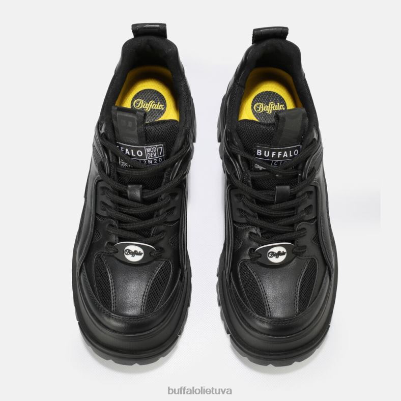 aspha hyb vegan nappa / tinklelis Buffalo juodas4D4XB417 |sportbačiai