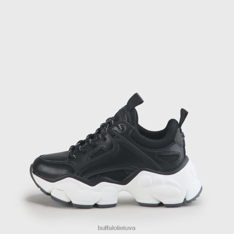 binariniai c sportbačiai veganai Buffalo juodas4D4XB404 |sportbačiai