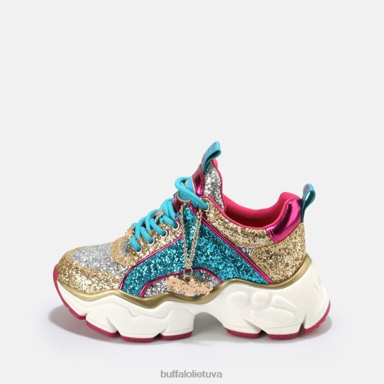 binariniai glam sportbačiai veganai Buffalo sidabras4D4XB321 |sportbačiai