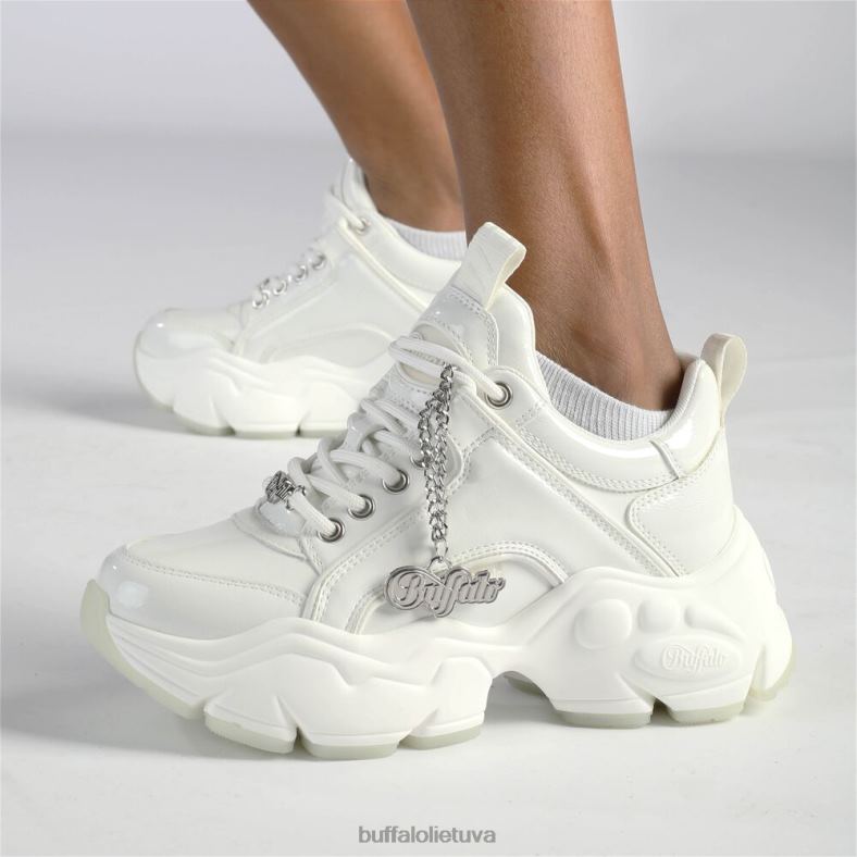 binariniai sportbačiai žemi veganiški Buffalo beveik baltas4D4XB21 |sportbačiai