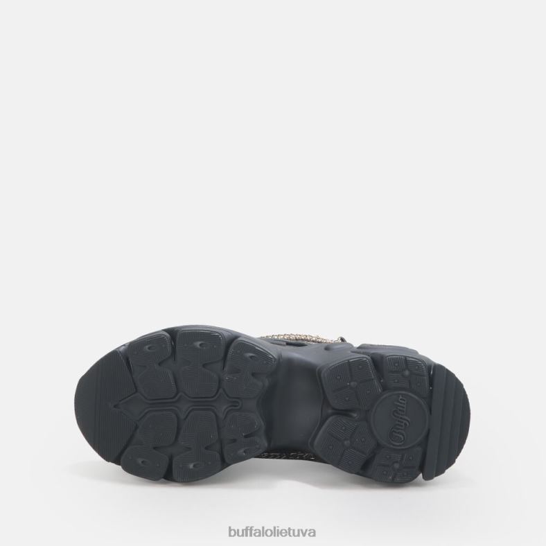 binarinis grandinės treniruoklis žemas veganas Buffalo juoda su auksine grandine4D4XB347 |sportbačiai