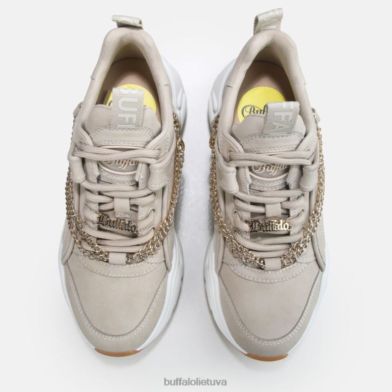 binarinis grandinės treniruoklis žemas veganas Buffalo smėlio spalvos su auksine grandinėle4D4XB348 |sportbačiai